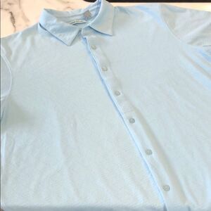 Vintage Gene Meyer Cotton/Polyester Short Sleeve Button Up Sz. L